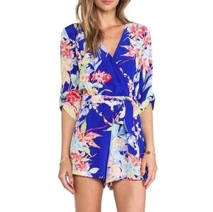 YUMI KIM LIZ TROPICAL FLORAL ROMPER‎ XS